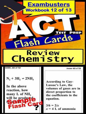 cover image of ACT Test Chemistry&#8212;Exambusters Flashcards&#8212;Workbook 12 of 13